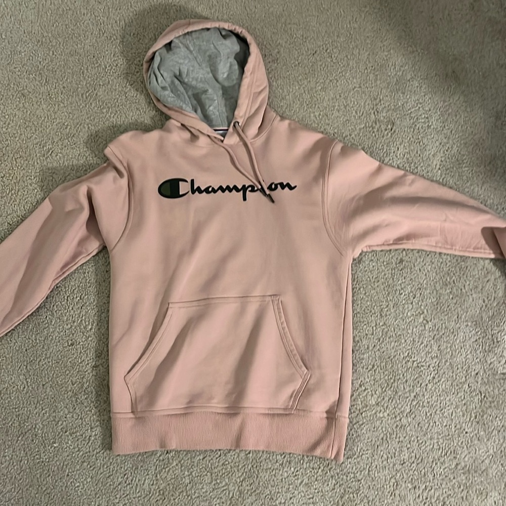 Pink champion hoodie
